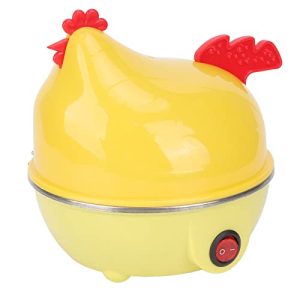 Multifunction Chicken Shape Rapid Egg Boiler 7 Egg Capacity Automatic Shut off Mini Breakfast Machine Electric Egg Cooker Kitchen Utensil