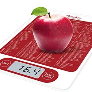 NUTRA TRACK C19, an American Comany, You CAN FIND Cheaper BUT You Can’t FIND Better, 12lbs Family Food Kitchen Scale, Solid Glass Top, Designed in Seattle WA