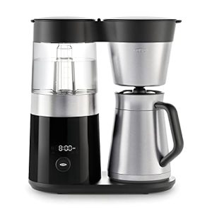 OXO Brew 9 Cup Stainless Steel Coffee Maker,Silver, Black