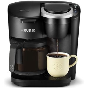 Keurig 5000204976 K-Duo Essentials 2-in-1 Coffee Maker for K-Cup Pods/12-Cup Carafe (Renewed)