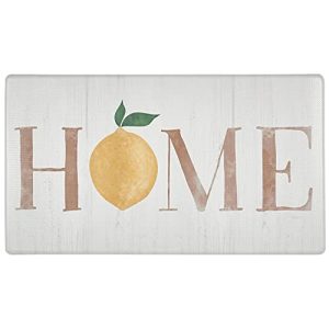 SoHome Cozy Living Anti-Fatigue Kitchen Mat For Floor, Lemon-Themed Cushioned Kitchen Runner Rug, Non Slip, Easy Wipe Clean, 1/2 Inch Thick Kitchen Mats, 18″ x 30″, Home Lemon