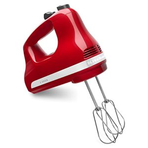 KitchenAid 5 Ultra Power Speed Hand Mixer – KHM512, Empire Red