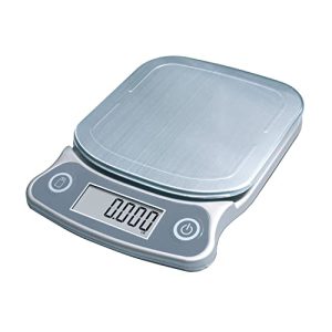 EatSmart ESKS-10 Precision Elite Digital Kitchen Scale – 15 lb. Capacity, UltraBright Display and Stainless Steel Platform