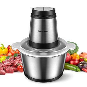 Narcissus Food Processor, 500W Professional Meat Grinder Chopper for Meat & Vegetable, 8-Cup 2L Capacity, Quick Chopping and Mixing Meats, Vegetables & Fruits, with a Scraper