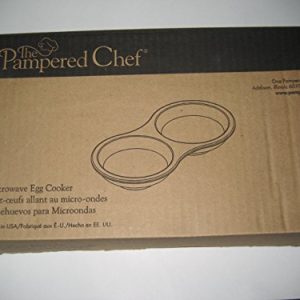 The Pampered Chef Microwave Stoneware Egg Cooker