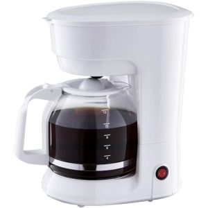 Coffee Maker- 12 Cup Capacity Premium Quality White – with Removable Filter Auto, Keep Warm Function and Easy to Clean Design， Perfect for Everyday Use and Entertaining Friends and Family