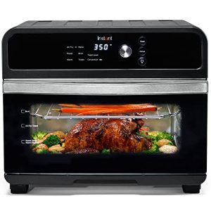 Instant Omni Air Fryer Toaster Oven Combo 19 QT/18L, From the Makers of Instant Pot, 7-in-1 Functions, Fits a 12″ Pizza Oven, 6 Slices of Bread, App with Over 100 Recipes, Black Finish