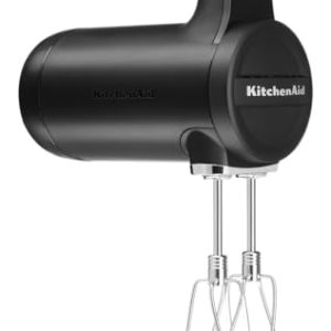 KitchenAid Cordless 7 Speed Hand Mixer – KHMB732, Matte Black