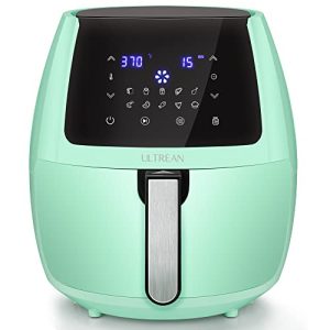 Ultrean 5.8 Quart Air Fryer, Large Family Size Electric Hot Air Fryers Oilless Cooker with 10 Presets, Digital LCD Touch Screen, Nonstick Basket, 1700W, UL Listed (Green)