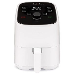 Instant Pot 4-in-1, 2-QT Mini Air Fryer Oven Combo,From the Makers of Instant with Customizable Smart Cooking Programs,Nonstick and Dishwasher-Safe Basket, App with over 100 Recipes, White