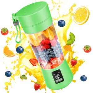 Portable Blender for Shakes and Smoothies,6 Blades Juicer Cup for USB Rechargeable,Personal Blender with One Touche Operation,Blender Shake Smoothie for Kitchen,Travel and Sport