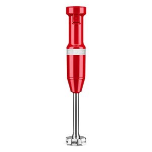 KitchenAid Variable Speed Corded Hand Blender KHBV53, Passion Red