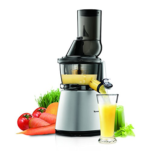 Kuvings Whole Slow Juicer Elite C7000S – Higher Nutrients and Vitamins, BPA-Free Components, Easy to Clean, Ultra Efficient 240W, 60RPMs-Silver, 25