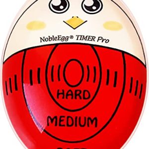 NobleEgg Egg Timer Pro | Soft Hard Boiled Egg Timer That Changes Color When Done | No BPA, Certified