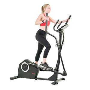 Sunny Health & Fitness Programmable Cardio Elliptical Trainer – SF-E3890, Black