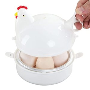 Rapid Egg Cooker | Chicken Shape Electric Egg Cooker Multifunction, 4 Eggs Capacity Electric Egg Cooker, Mini Breakfast Machine