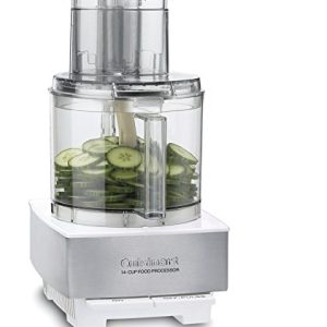 Cuisinart DFP-14BCWNYAMZ Food Processor, 14 Cup, Stainless Steel, White