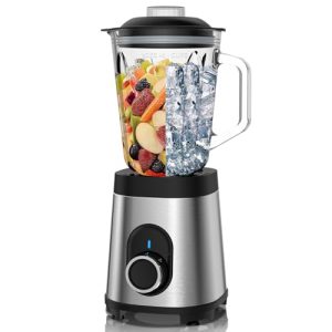 Anthter Professional Blenders for Kitchen, 950W High Power Countertop Blenders, Stainless Countertop Smoothie Blender, 50 Oz Glass Jar, Ideal for Smoothies, Shakes & Frozen Drinks