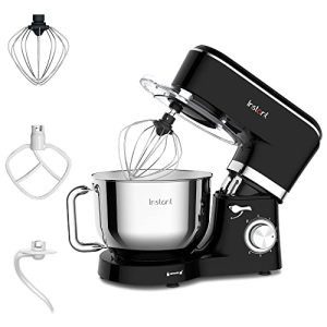 Instant Pot Instant Stand Mixer,400W 6-Speed Lightweight Electric Mixer,6.3-Qt Stainless Steel Bowl with Handle,From the Makers of Instant Pot,Includes Whisk,Dough Hook,Mixing Paddle,and Splash Guard