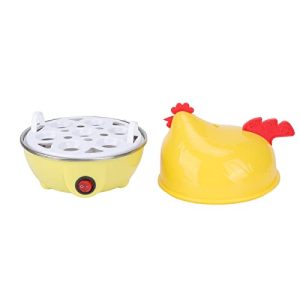 Quick Egg Cooker, Chicken Shape Automatic Shut Off Durable Multifunctional Egg Cooker Safe and Reliable for Breakfast(#2)