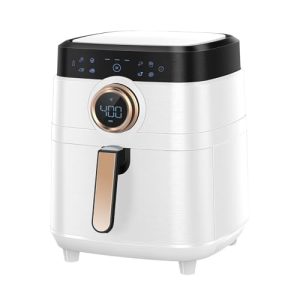 Air Fryer, ALLCOOL Airfryer Oven 8QT Large Air Fryer 1700W 8-in-1 with Touch Screen Air Fryers Dishwasher Safe Nonstick Tray Freidora de Aire 32 Recipes BPA & PFOA Free White Air Fryer