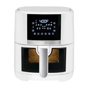 5-quart air fryer with ceramic coating and window, new, 13.5-in.