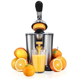 Eurolux Electric Citrus Juicer Power Pro – ELCJ-3000 – with 300 Watts of Power, This is The Most Powerful Juicer, for an Easy Smooth Juicing Experience | with Its New Updated Design