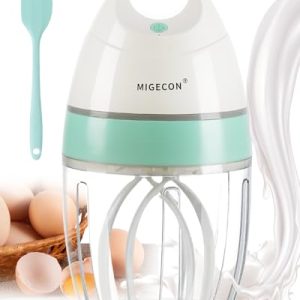 MIGECON Stand Mixer,kitchen mixer,Electric Egg Beater,Electric Cream Mixer,Shampoo & dogs Body Wash Foam Whipper,Portable rechargeable automatic mixer.