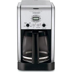 Cuisinart DCC-2650P1 Extreme Brew 12-Cup Programmable Coffeemaker, Black/Stainless Steel,Silver