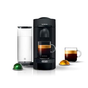 De’Longhi Nespresso VertuoPlus Coffee and Espresso Machine by De’Longhi, 38 ounces, Matte Black