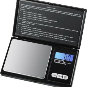 200g X 0.01g Digital Pocket Scale, with Backlit LCD Display, Small Mini Digital Pocket Gram Scale for Kitchen Jewelry Herb (Ordinary)