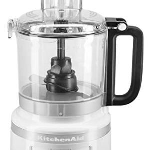 KitchenAid KFP0919WH 9-Cup Food Processor Chop Puree Knead Mix Shred Slice White (RENEWED)