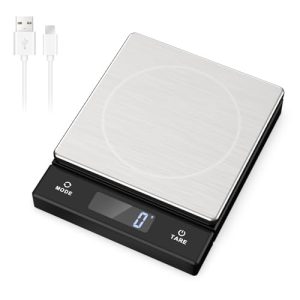 ORIA Digital Kitchen Scale, Food Scale with Pull-Out Display, 3g-10Kg Weight Grams and Ounces for Baking and Cooking with 6 Units, Tare Function