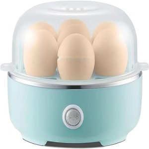 Fancial EGC115M Easy Egg Cooker Electric 7-Egg Capacity, Soft, Medium, Hard-Boiled Egg Cooker with Auto Shut-Off, Measuring Cup Included, BPA Free, Retro Mint