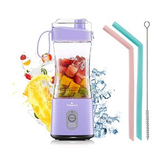 Portable Blender for Shakes and Smoothies Vaeqozva Mini Blender Battery Operated Blender Cup USB Rechargeable Personal Size Jucier for Travel Home Sport Office & Outdoors