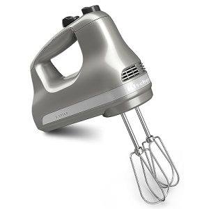 KitchenAid 5-Speed Ultra Power Hand Mixer – KHM512, Contour Silver