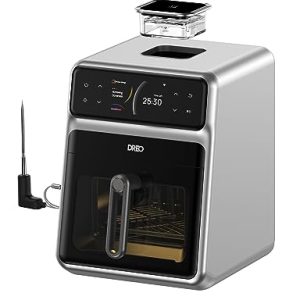 Dreo ChefMaker Combi Fryer, Cook like a pro with just the press of a button, Smart Air Fryer Cooker with Cook probe, Water Atomizer, 3 professional cooking modes, 6 QT