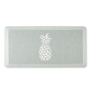 Martha Stewart Aloha Modern Pineapple Anti-Fatigue Air-Infused Kitchen Mat, Mint Green, 19.6″x39″