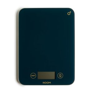 Noom Digital Kitchen Scale: Accurate Precision, LCD Display for Clarity, Stylish Black, Blue, or Off-White. Battery Included for Seamless Operation. (Blue)