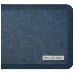 Ergohead Anti Slip 7/8 inchs Anti Fatigue Kitchen Floor Mat, Ergonomic Comfort Standing Mat, Waterproof Kitchen Runner for Home, Kitchen, Office, Laundry, Garage (Navy, 17.3″ x 39″ -0.87″)