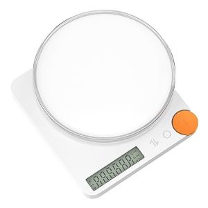 Viyviu Food Kitchen Scale 2023, Mini Pocket Scale(6.5×6×1.3Inch), 5KG/0.1g High Precision, Plastic Platform, Smart Tare, Quick Measuring, Digital Scale for Cooking, Baking, Weight Loss
