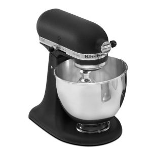 KitchenAid KSM150PSBK Artisan 5 Quart Stand Mixer, Black