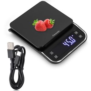 Digital Food Scale for Kitchen,Gaoscale 5kg/0.5g，Espresso Scale for Food,Food Scale Grams Baking Scale Digital Grams and Ounces,Digital Kitchen Scale with 4 Unit Counting Function for Cooking