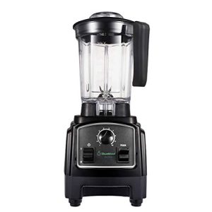 Cleanblend ULTRA: A Low Profile Countertop Blender With A BPA Free 40 oz. Container, A Stainless Steel 8 Blade System and stainless steel drivetrain.