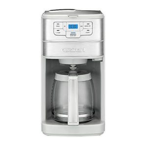 Cuisinart Stainless Steel Automatic Grind and Brew 12-Cup Coffeemaker with 24-Hour Programmability, 1-4 Cup Setting and Glass Carafe