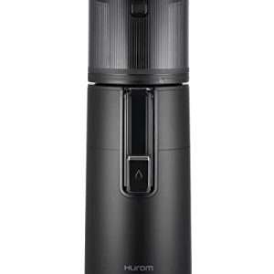 Hurom H400 Easy Clean Slow Juicer, Matte Black | Hands Free | Hopper Fits Whole Produce | Quiet Motor | Scrub Free Cleaning | BPA Free | Easy Assembly | Healthy Living | Cold Press Masticating Juicer