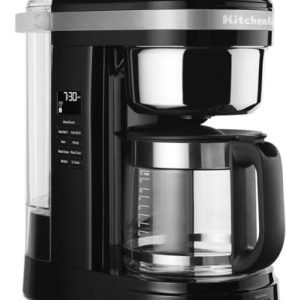 KitchenAid KCM1209OB Coffee Maker, 12 cup, Onix Black, 12 Cup Drip Coffee Maker with Warming Plate