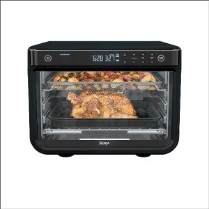 Ninja DT202BK Foodi 8-in-1 XL Pro Air Fry Oven, Large Countertop Convection Oven, Digital Toaster Oven, 1800 Watts, Black, 12 in.