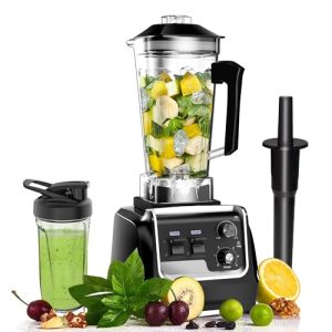 CasaCosa Professional Smoothies Blender, 2200W Blenders for Kitchen with 68oz Container & 20oz To-Go Cup, High Power Countertop Blender for Shakes and Smoothies