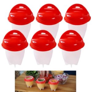 Feya 6 Pcs Egg Cooker and Steamer, Prepare Hard Boiled Eggs without the Shell